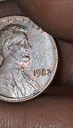 1982 lrg date zinc penny