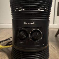 Honeywell 360 Surround Space Heater for Indoor Use, Small Electric Space Heater, Black, HHF360V 