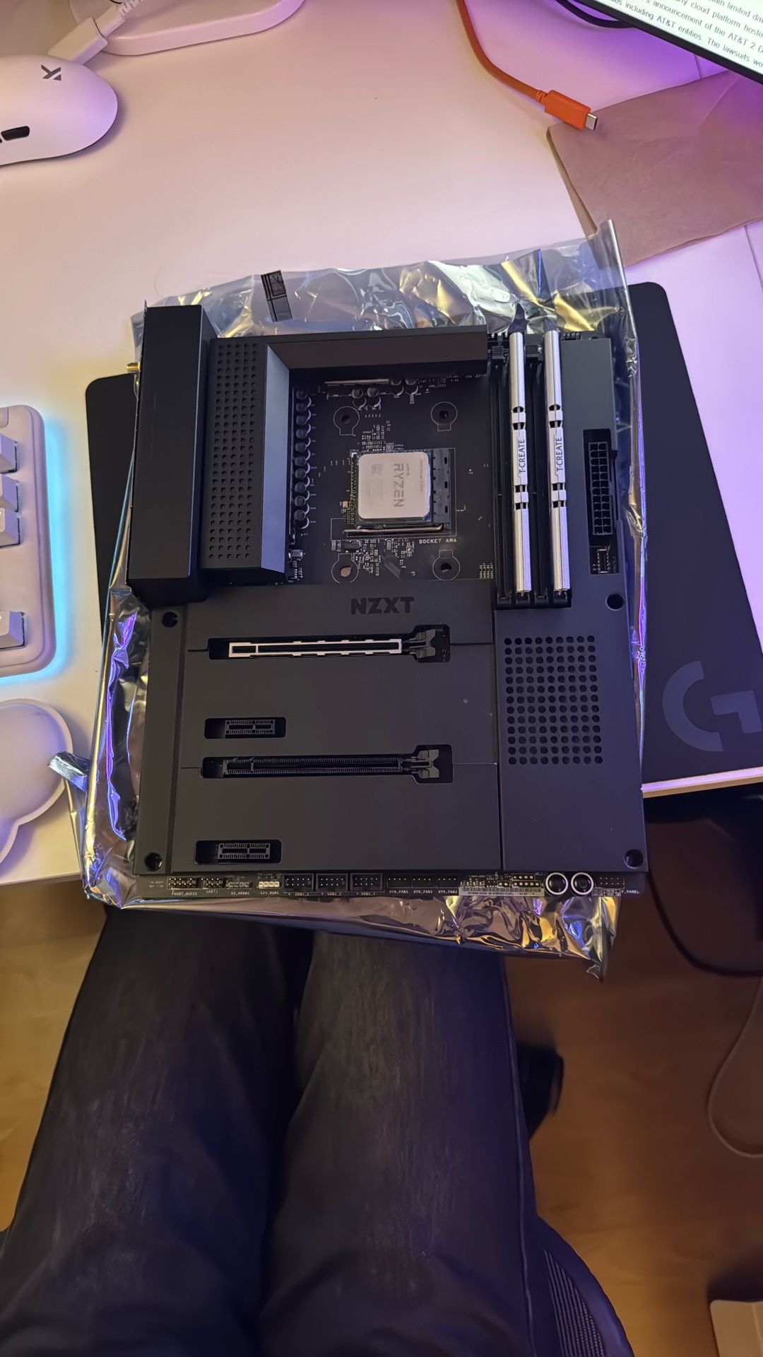 Ryzen 3600 bundle ( motherboard, cpu,ram, cooler)