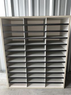 36 compartment mail sorter - Storage / Organizer shelf