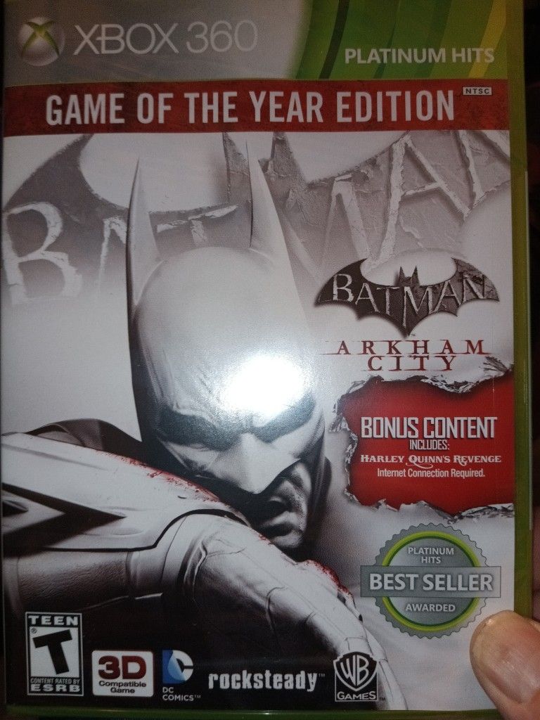 Xbox 360 Batman Arkham City New