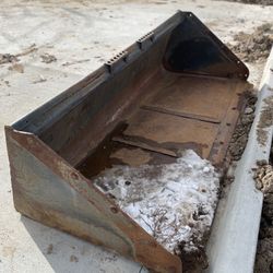 Bobcat Snow Plow Bucket for Skid