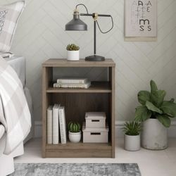 Mainstays Emery Nightstand/ Classic Open Shelf Nightstand