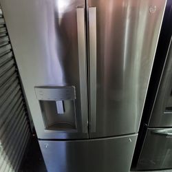 GE Counter Depth Stainless Steel French Door Refrigerator