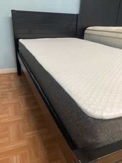 New Twin Bed Complete Solid Wood 