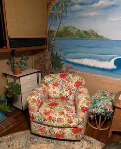 Custom Swivel Rocker Chair