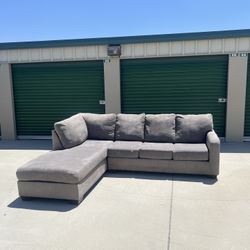 Sectional Sofa Couch With Chaise 80x106 Ashley’s Furniture Free Delivery 🚚 