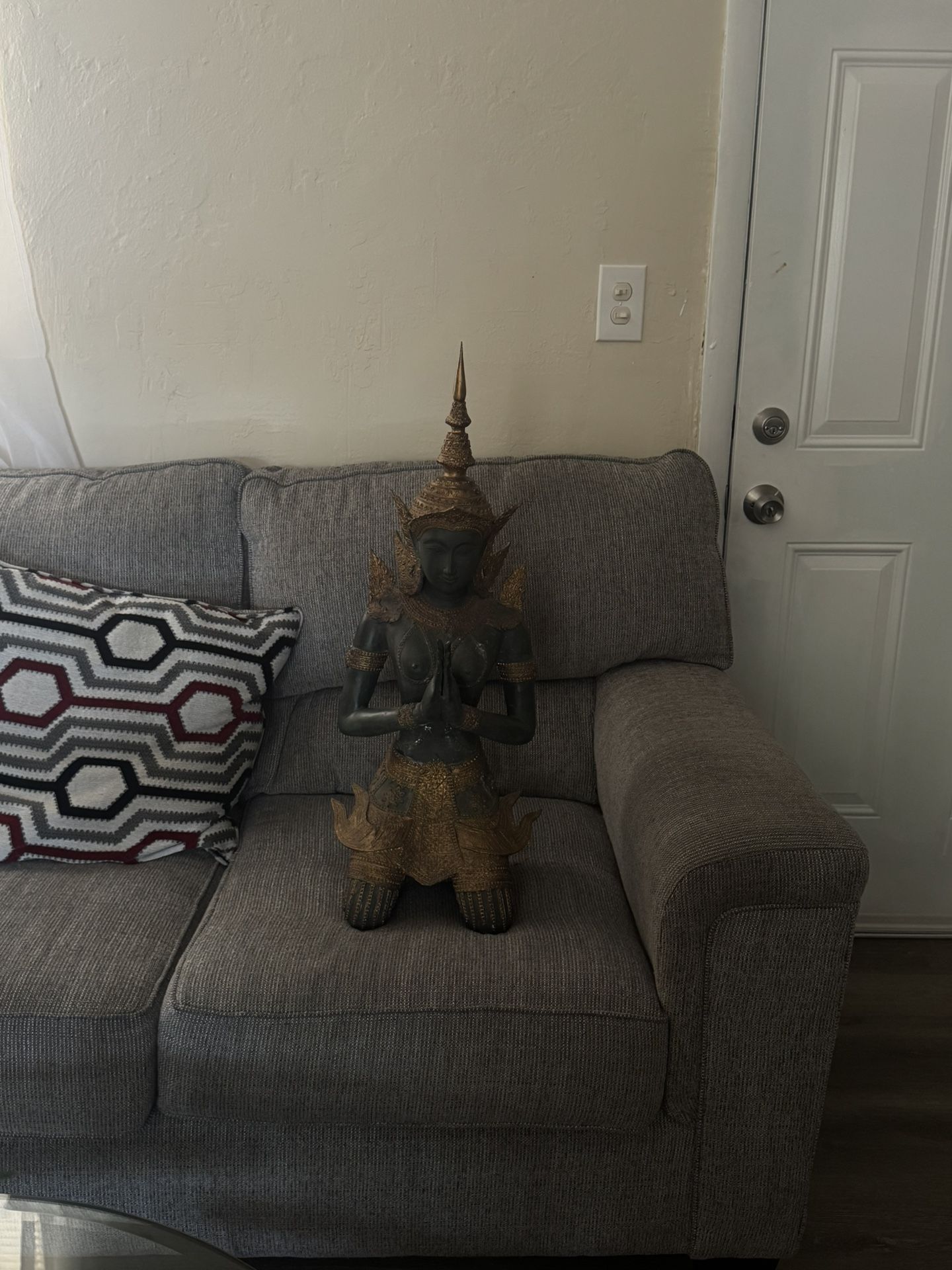Bronze Thai Teppanom Kneeling Angel