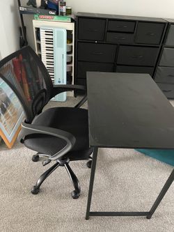 Mini desk and chair combo