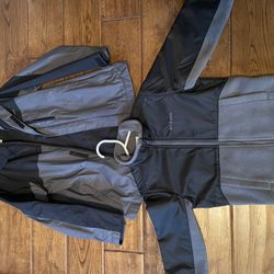 Columbia Waterproof Jacket Coat With Fleece Insert 