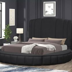 Black Storage Bed Queen King