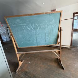 Vintage Green Chalkboard With Stand