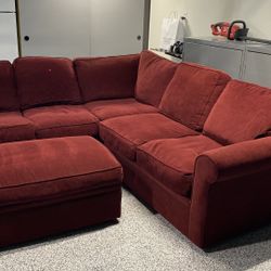 Rowe Sectional W Ottoman