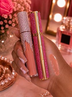 Mascara and lipgloss