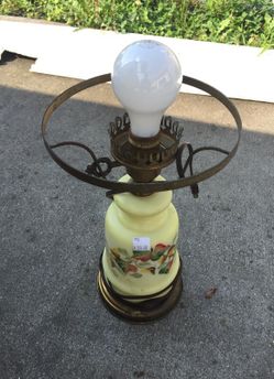 Beautiful antique lamp