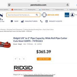 Ridgid Pipe Cutters