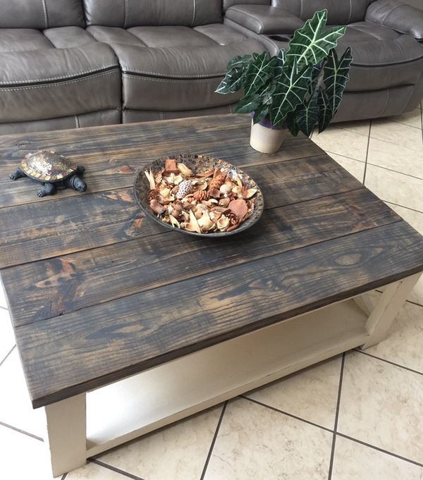 Gorgeous Rustic Farmhouse Solid Wood Coffee Table For In Orlando Gorgeous Rustic Farmhouse Solid Wood Coffee Table Orlando Fl