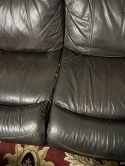 Leather sofa 3 seats