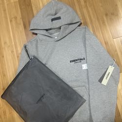 Fear of God Essentials Hoodie Dark Oatmeal 