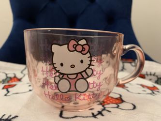Hello Kitty Pink Clear Mug