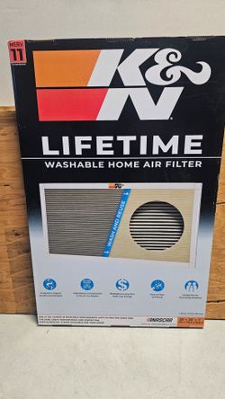K&N Lifetime Washable Home Air Filter 20x30x1