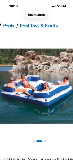 Huge raft and cooler