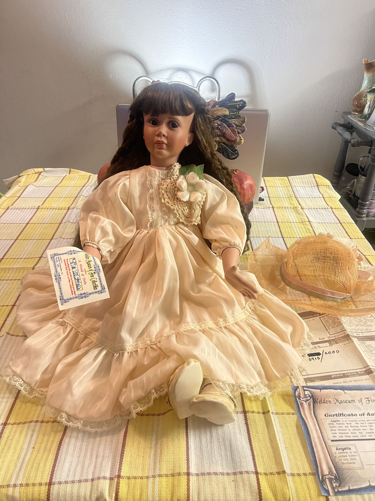 Porcelain Dolls New With Info.