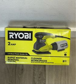 RYOBI 2 Amp Corded 1/4 Sheet Sander