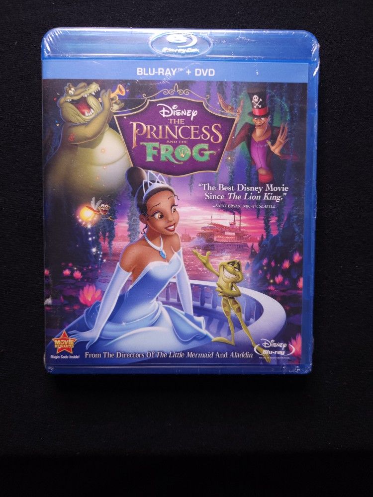 Disney’s Princess & The Frog Blu-ray + DVD Combo – Loaded with Extras, Like New!