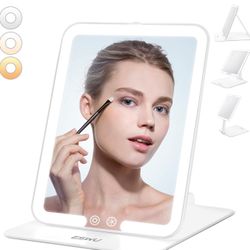 Travel Makeup Mirror With Light, Portable, Foldable, New 