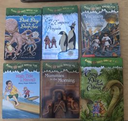 Books 6 magic tree house books.