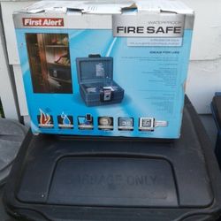 First Alert Waterproof Fire Safe...Fire Resistant And Water Resistant.
