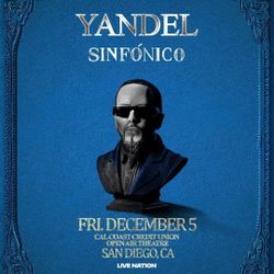 YANDEL SINFONICO TOUR 2 BOLETOS 