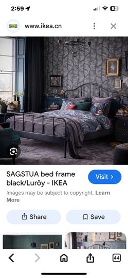 IKEA Full Size Metal Bed frame