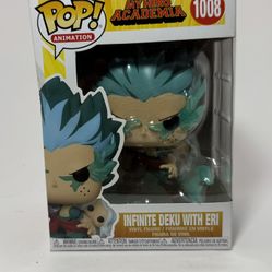 POP! ANIMATION INFINITE DEKU WITH ERI MY HERO ACADEMIA 1008 *GREAT CONDITION*