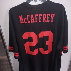 New San Francisco 49ers McCaffrey Black Jersey 