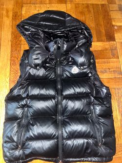 Moncler Black Puffer Down Vest