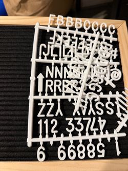 Letter board for weddings or proposals