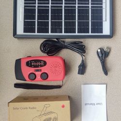 Radio AM-FM/Solar Panel 