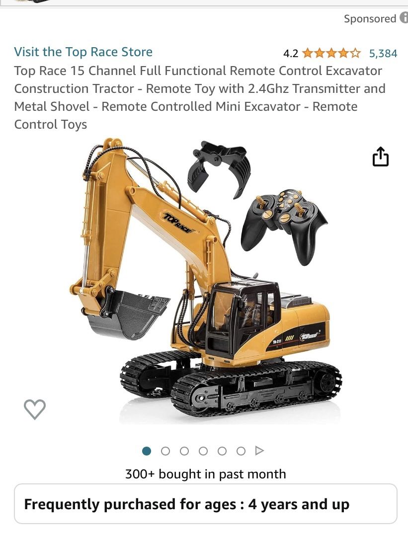 Remote Control Excavator