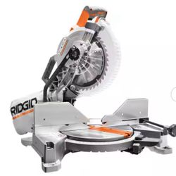 Ridgid 10 In Dual Bevel Non Sliding Miter Saw