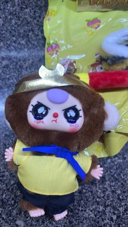 Chinese Monkey King Mini Plush Figure with Box