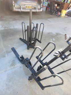 Heavy duty bicycle rack for car or truck