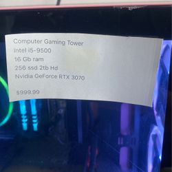 Computer Gaming Tower I5-9500