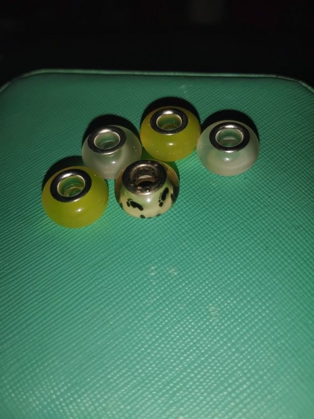 Glass LG Hole Beads