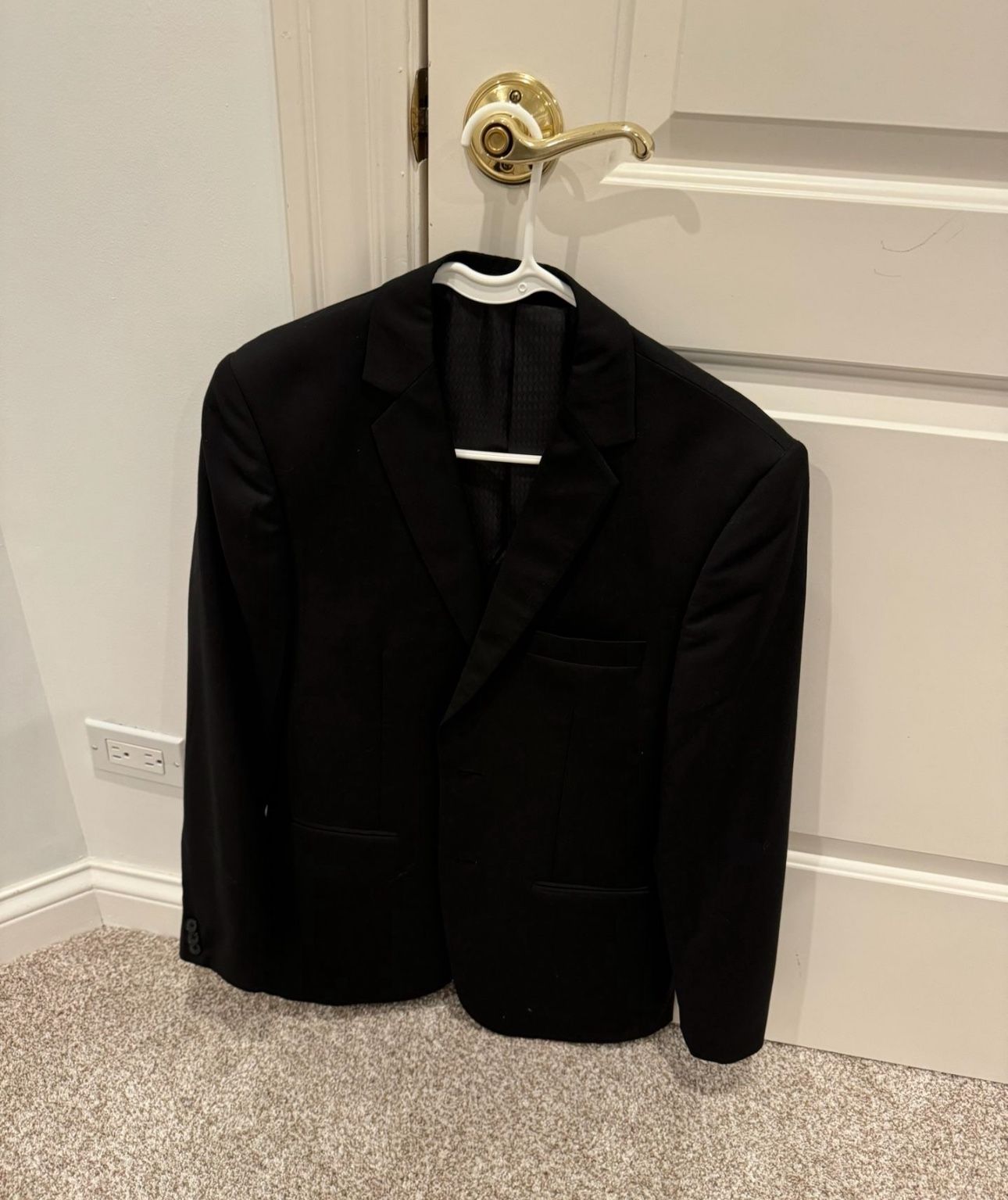 36R Men's Black Suit Jacket