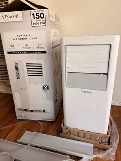 Vissani 5,000 BTU 115-Volt 3-in-1 Portable Air Conditioner Unit Cools 150 sq. ft