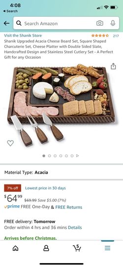 Acacia Cheese Board Set