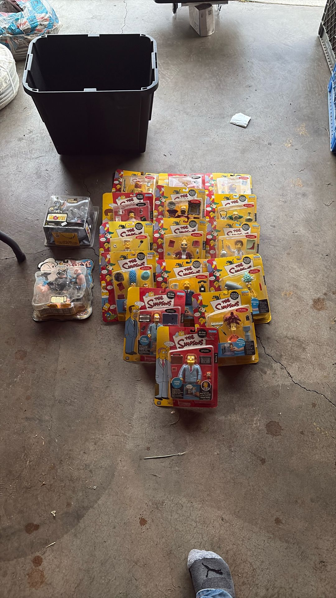 The Simpson Collection From 1990s And Popeyes Character