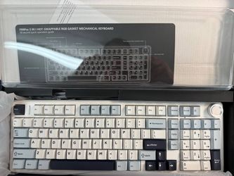 Wireless 99 Key Mechanical Keyboard RGB Hot Swap BT/2.4G Blue